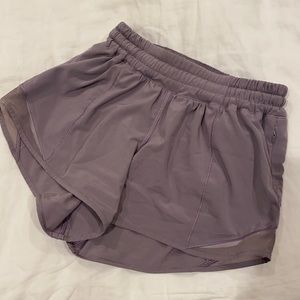 Lululemon Purple Hotty Hot Shorts 2.5”